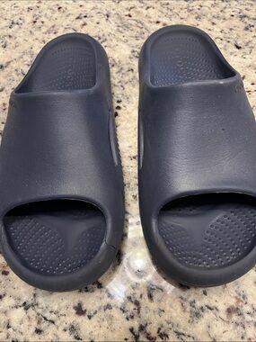 CROCS Navy Blue Slide Sandals